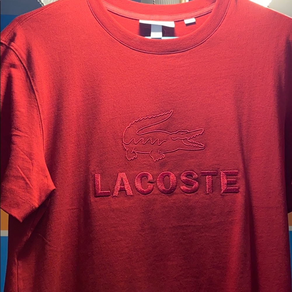 🐊Red Lacoste Branded T-Shirt🐊